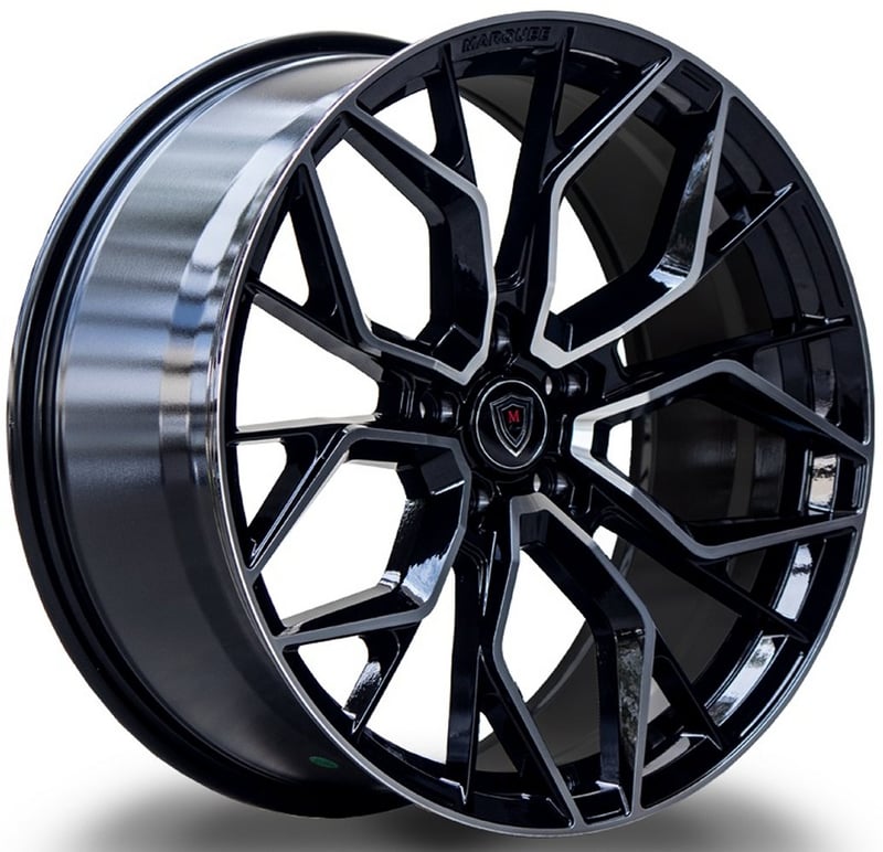 20x10.5 marquee m1004 gloss black machined 5x4.5/114.3 40mm