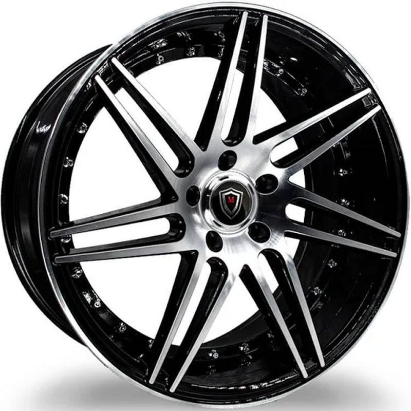 20x9 marquee m3266 gloss black machined 5x4.5/114.3 35mm