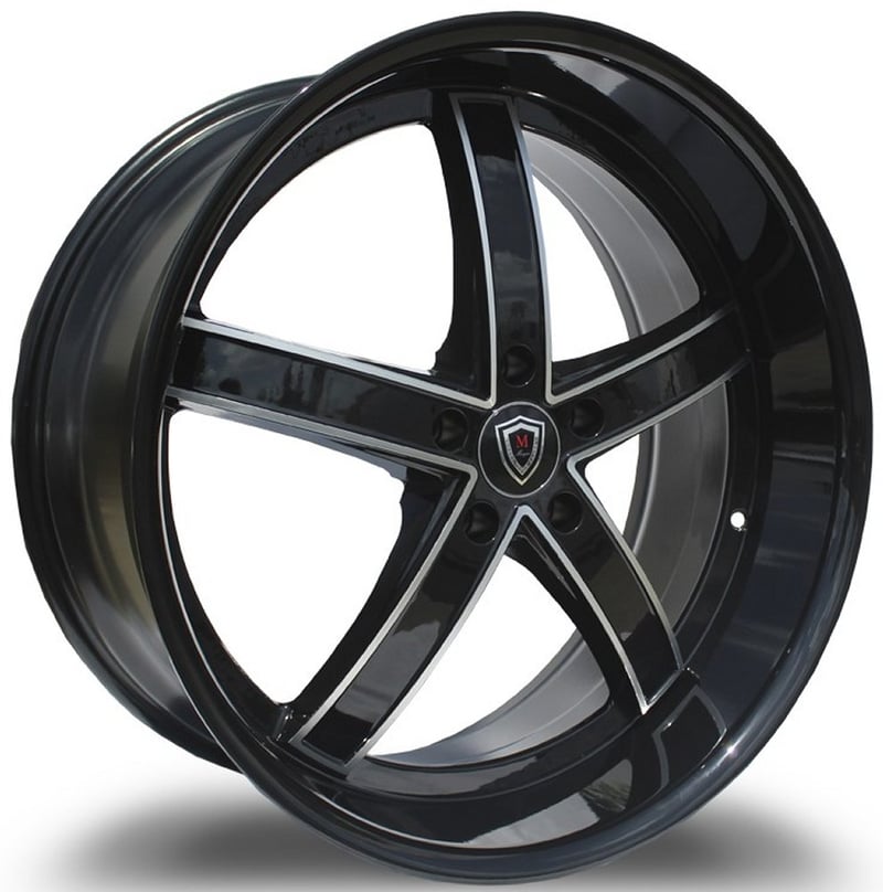 22x10.5 marquee m5330a gloss black machined 5x4.5/114.3 40mm