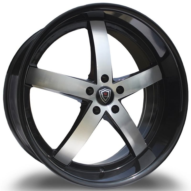 20x9 marquee m5330b gloss black machined 5x115 15mm