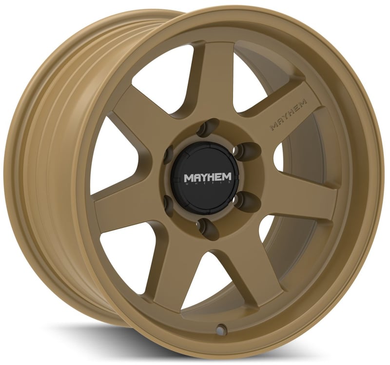 (clearance - no returns) 17x9 mayhem cortex 8307 satin bronze 6x135 -6mm