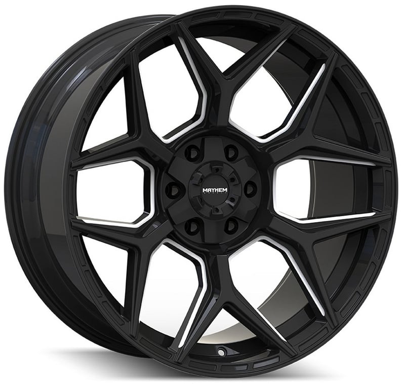 Mayhem Vanquish 8119 Gloss Black Milled