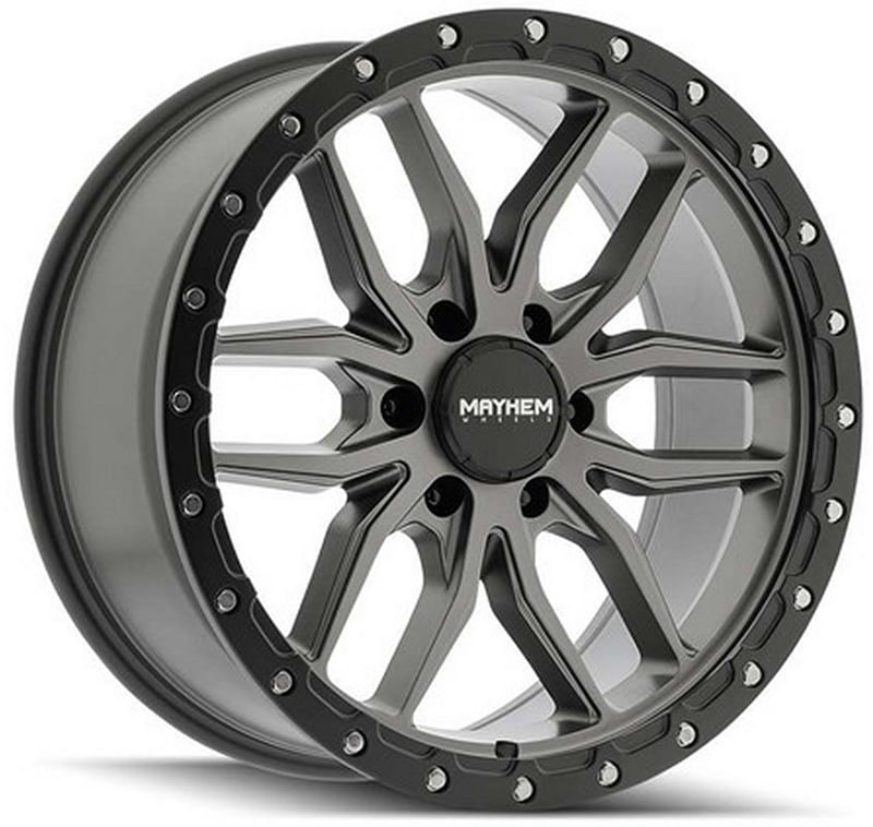 Mayhem Vector 8310 Matte Gunmetal w/ Black Lip