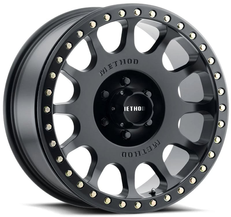 17x8.5 method race mr105 beadlock matte black 8x6.5/165 0mm
