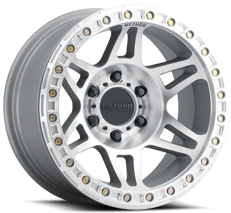 17x9 method race mr106 beadlock machined w/ clear coat 8x6.5/165 -44mm