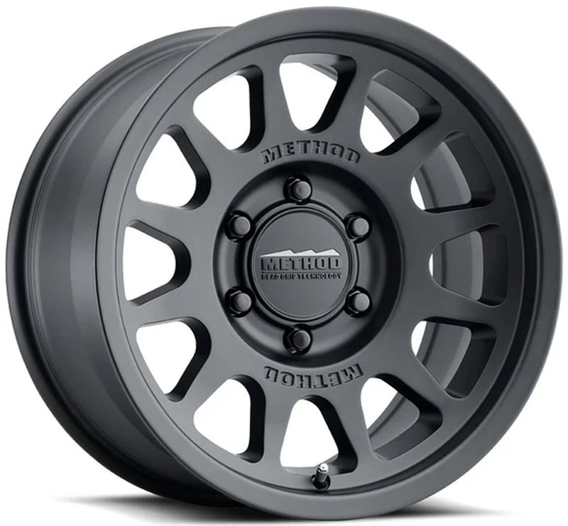 17x8.5 method race mr703 matte black (bead grip) 6x135 0mm