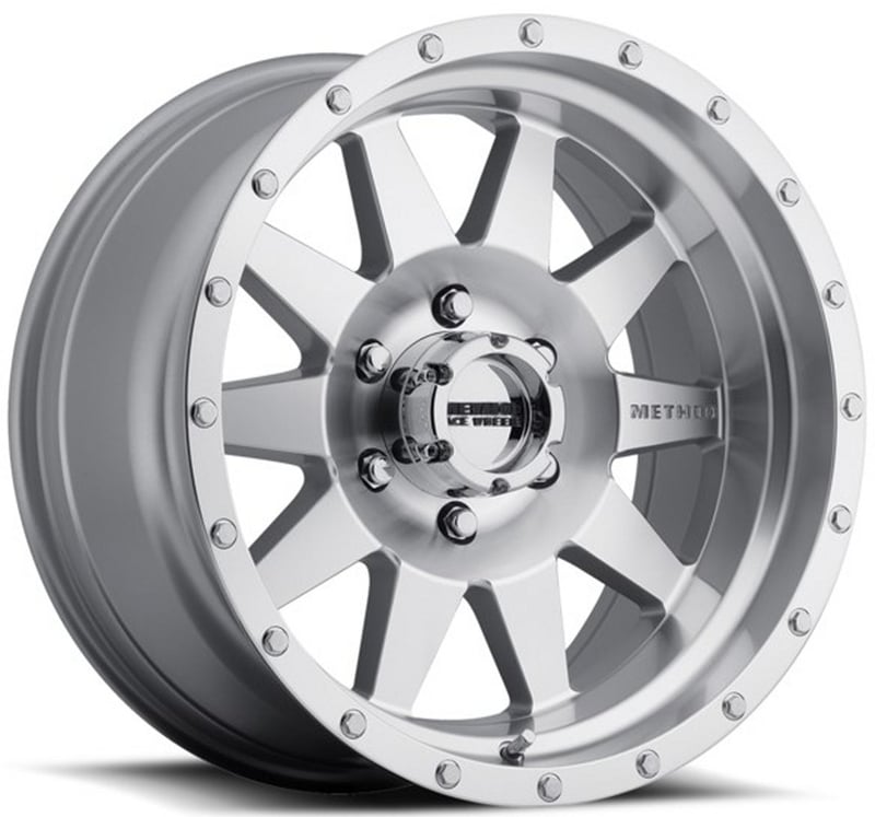 18x9 method race mr301 the standard machined w/ clear coat 8x180 18mm