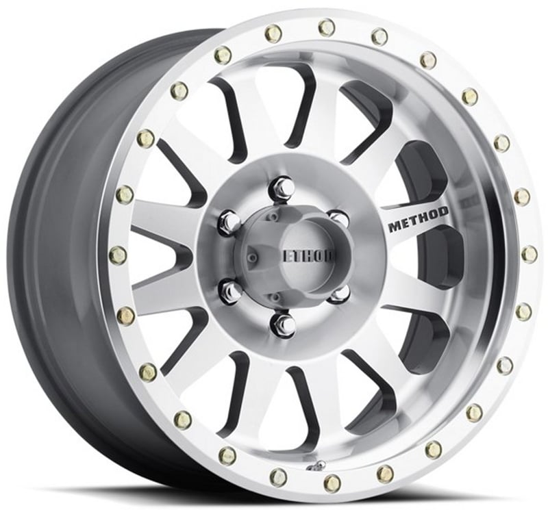 17x8.5 method race mr304 double standard machined w/ clear coat 8x170 0mm