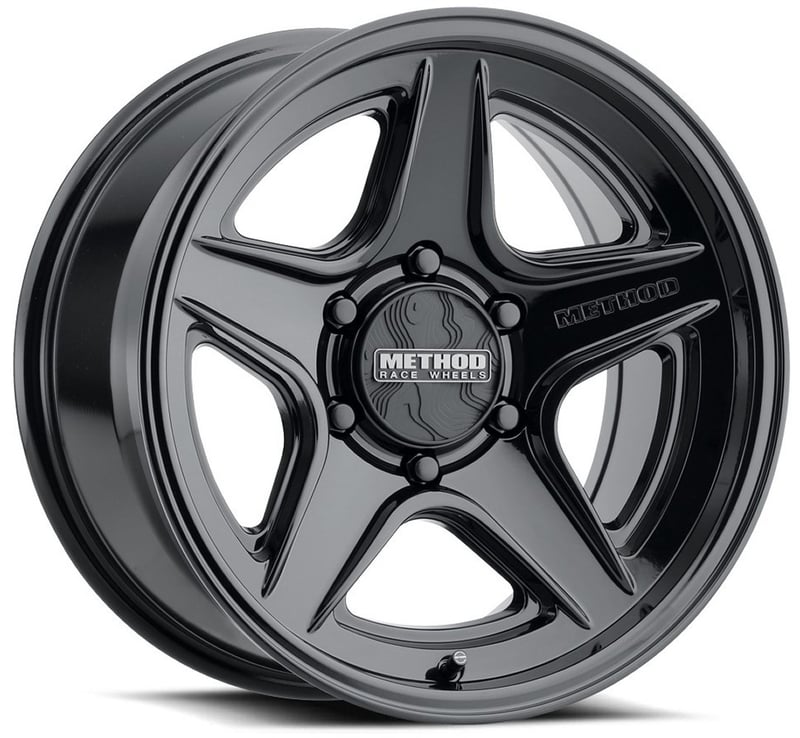 (clearance - no returns) 17x8.5 method race mr319 gloss black 8x170 0mm