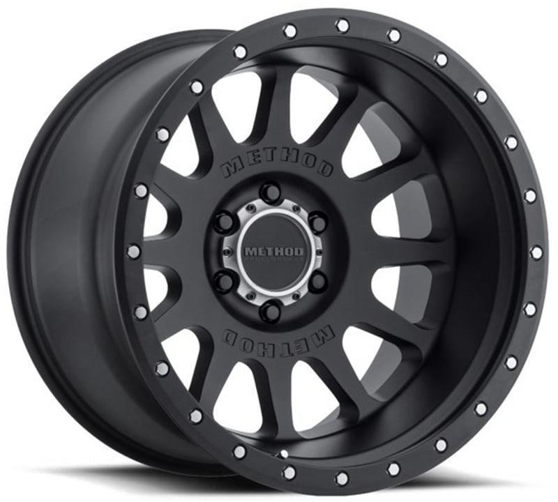 20x10 method race mr605 nv matte black 8x6.5/165 -24mm