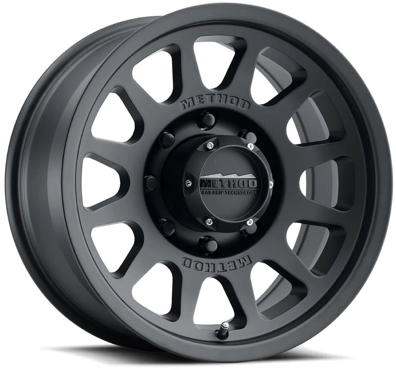 17x8.5 method race mr703 matte black (bead grip) (8 lug) 8x6.5/165 0mm