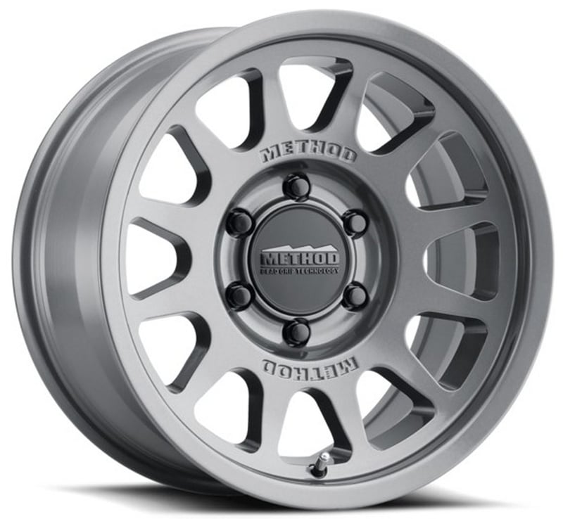 17x8.5 method race mr703 gloss titanium (bead grip) 6x135 0mm