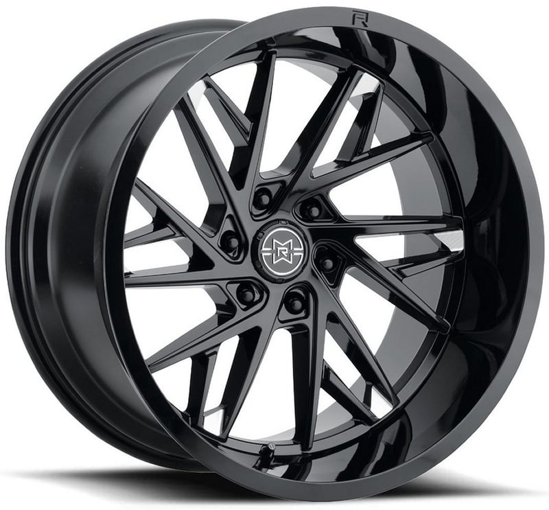 (clearance - no returns) 22x12 method race mr801 raised gloss black (6-lug) (* may require trimming) 6x5.5/139.7 -40mm