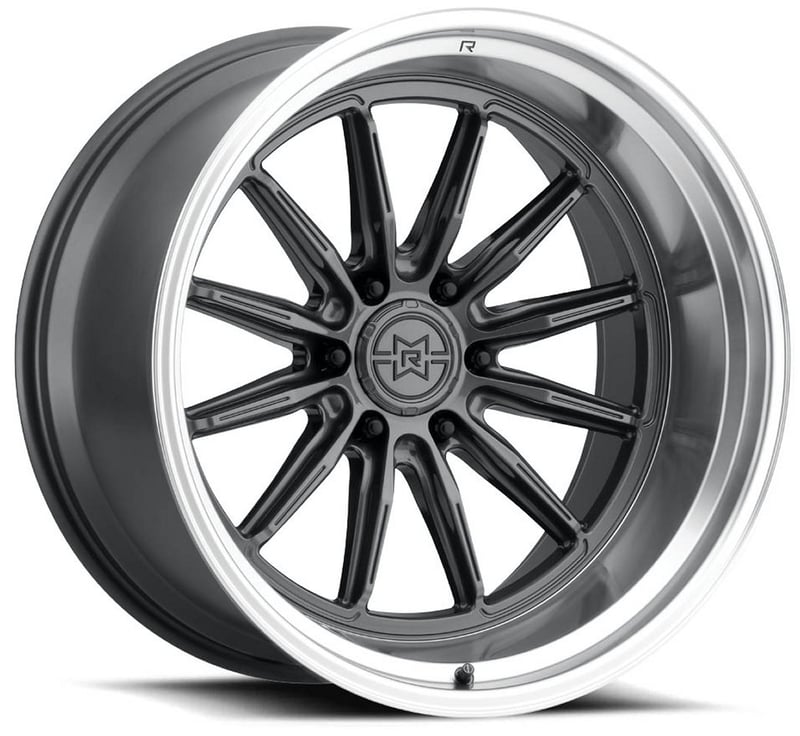 (clearance - no returns) 20x12 method race mr803 raised gloss titanium w/ machined lip (6-lug) (* may require trimming) 6x5.5/139.7 -40mm