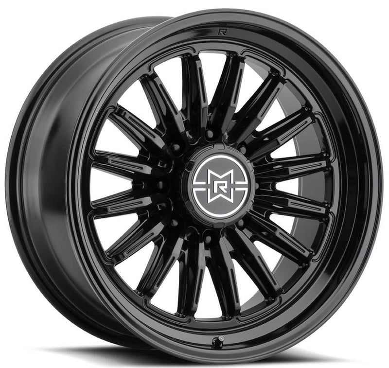 (clearance - no returns) 20x10 method race mr803 raised gloss black (8-lug) 8x180 -18mm