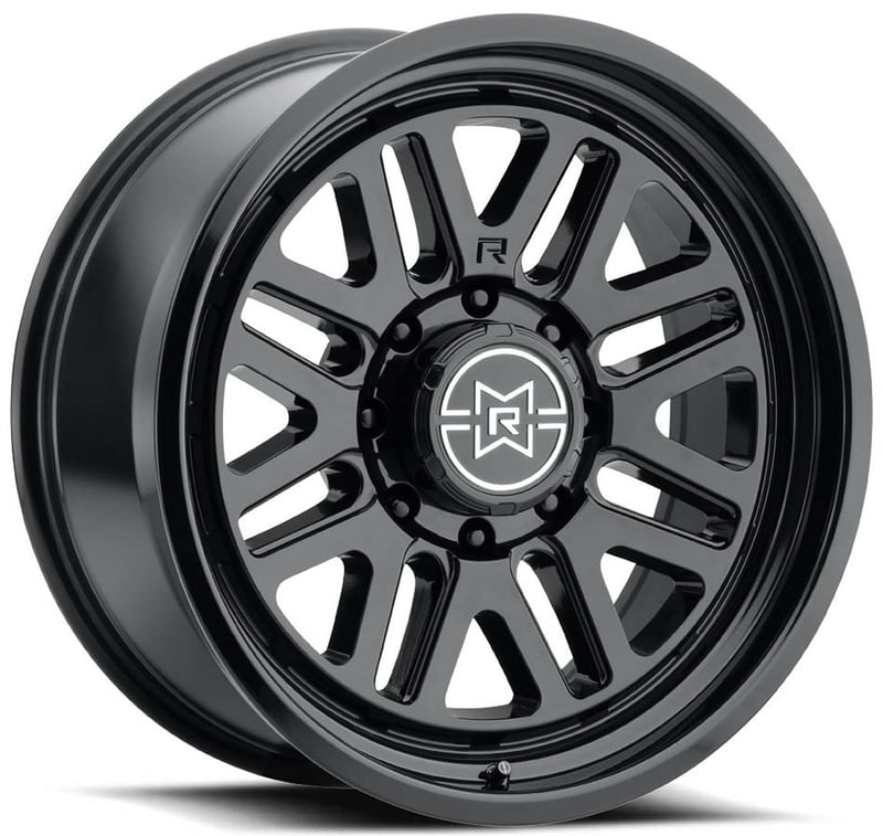 (clearance - no returns) 20x10 method race mr804 raised gloss black 8x180 -18mm
