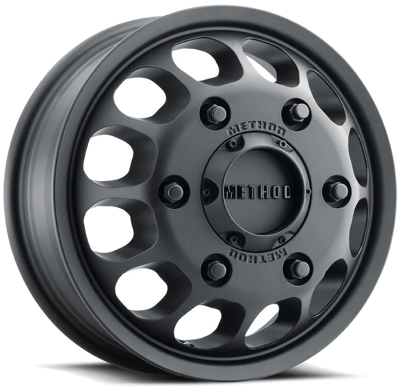 16x5.5 method race mr901 dually front matte black 6x205 117mm 161.04 c.b.