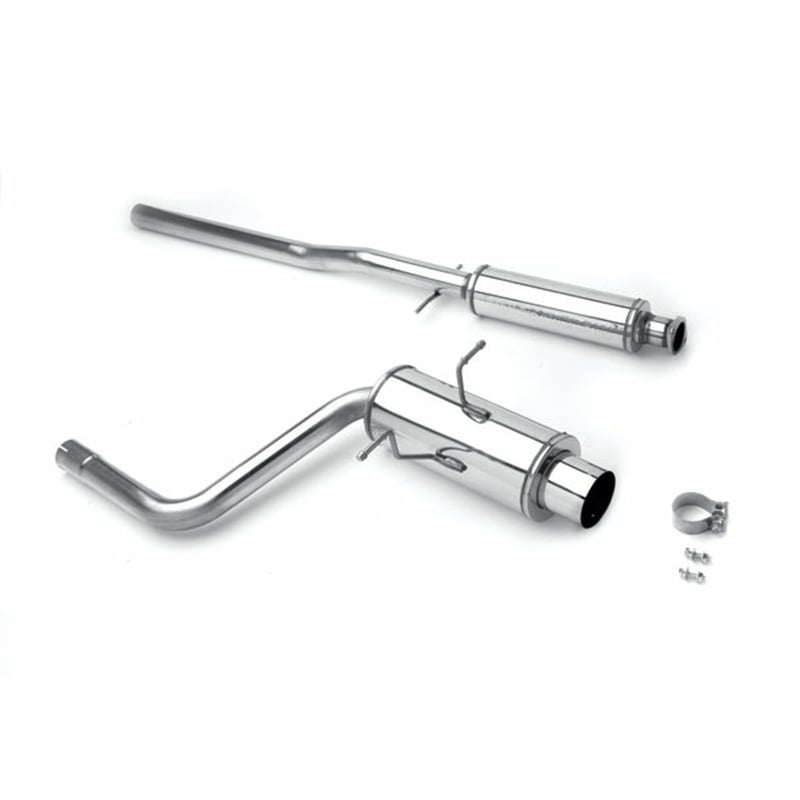 magnaflow mini cooper touring series 1.6l non-turbo stainless cat-back performance exhaust system 15741