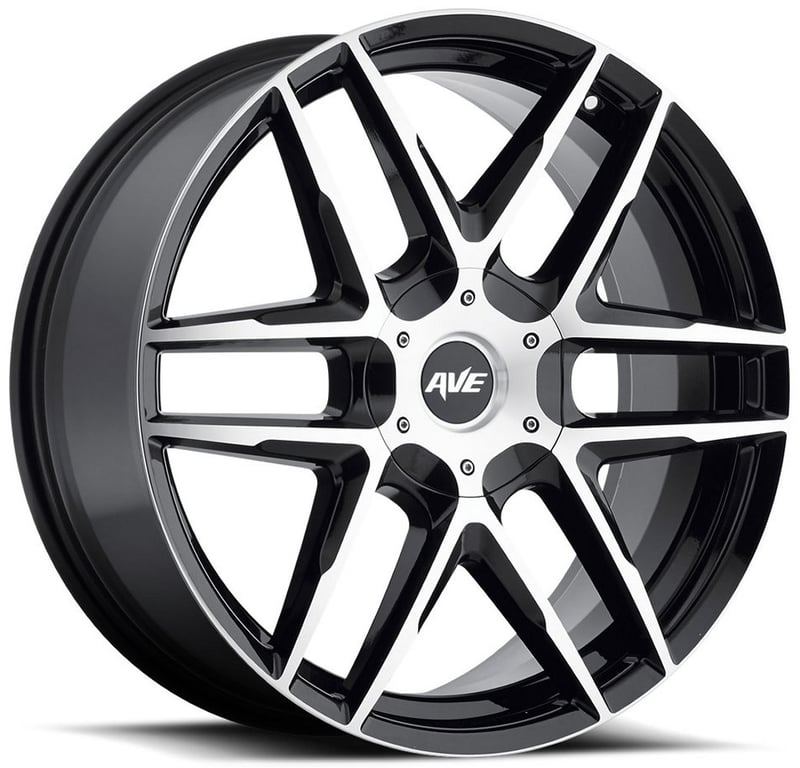matte black w/ dark tint20x8.5 mkw avenue a613 gloss black machined 5x110 5x115 40mm