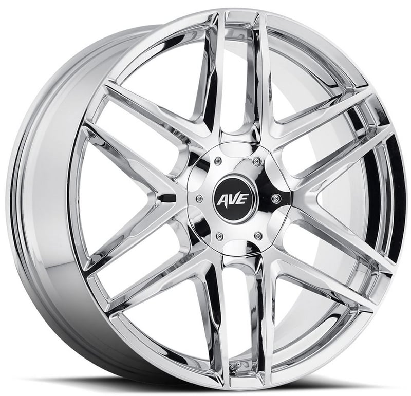 22x9 mkw avenue a613 chrome 5x5/127 5x5.5/139.7 18mm