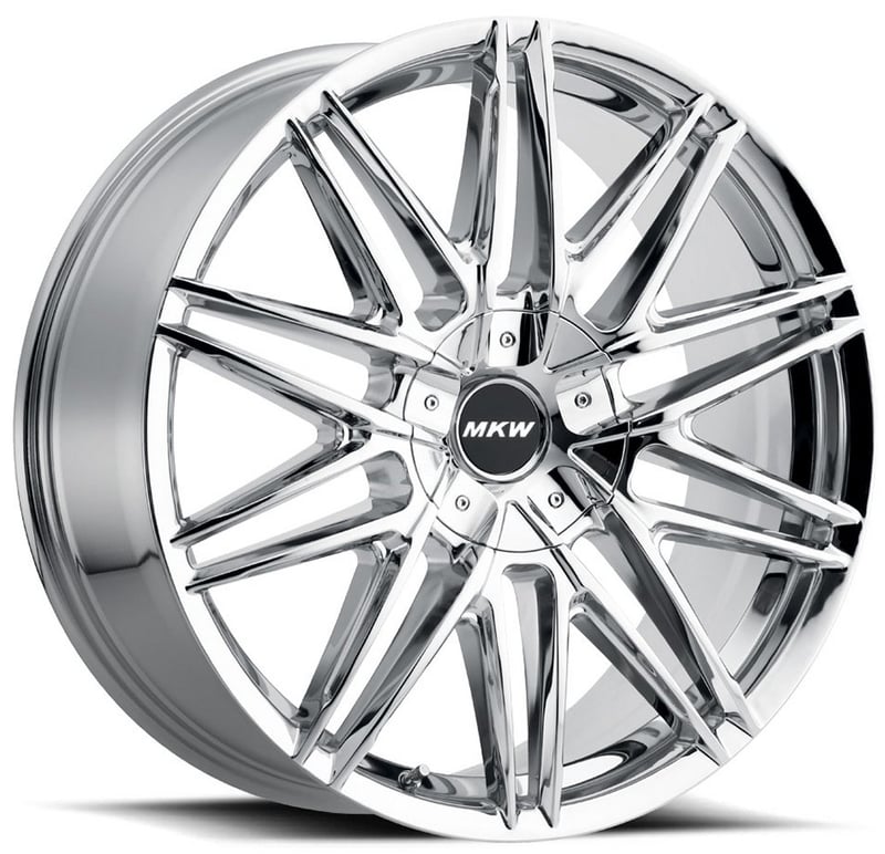 20x8.5 mkw m124 chrome 5x4.5/114.3 5x120 40mm