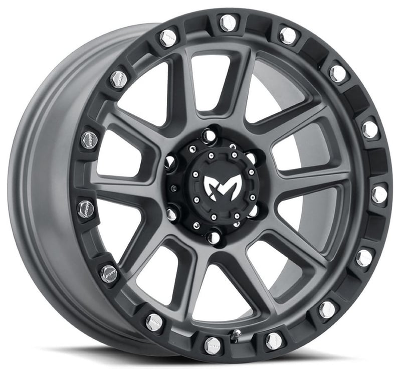 (special pricing) 17x8.5 mkw off-road m205 matte grey 6x5.5/139.7 0mm