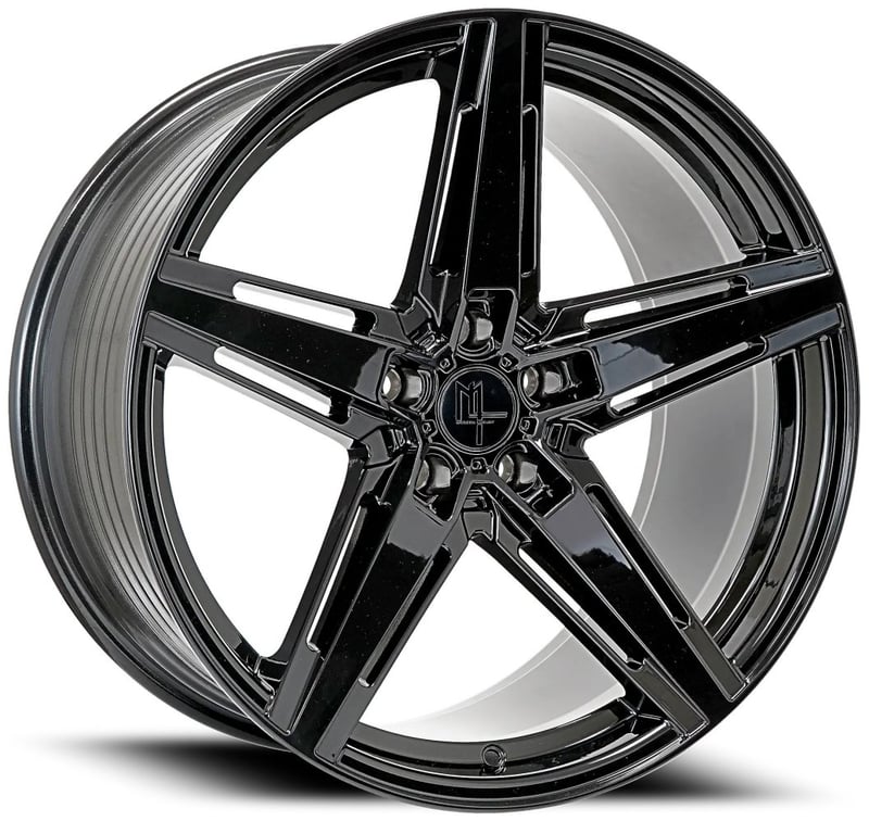 20x10.5 modern luxury mlf10 gloss black (flow formed) 5x112 30mm