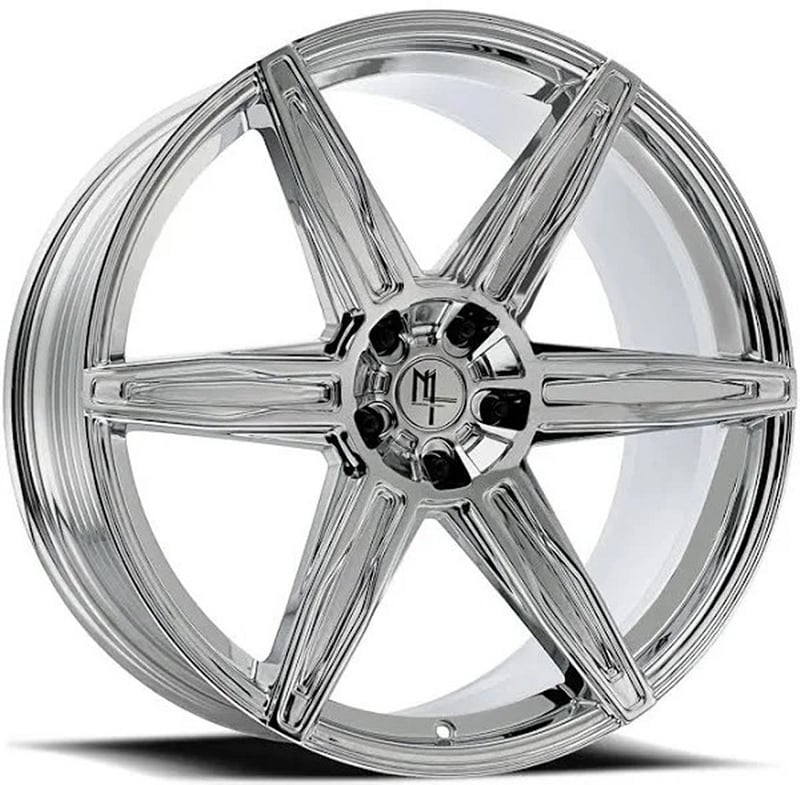 (clearance - no returns) 20x10.5 modern luxury mlf11 chrome (flow formed) 5x4.5/114.3 45mm
