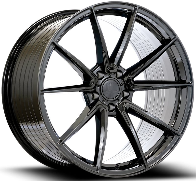 18x8 modern luxury mlf12 gloss black (flow formed) 5x112 38mm