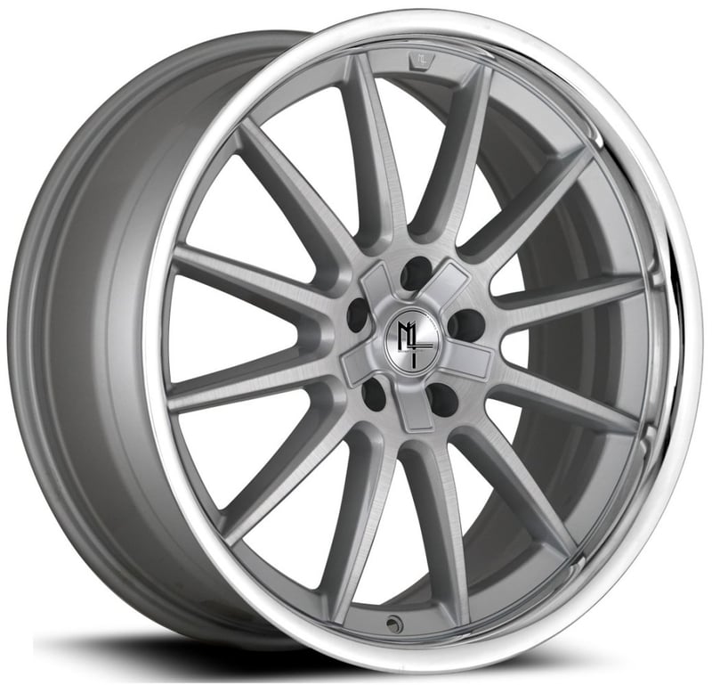 Modern Luxury MLF14 Brushed Silver w/ Chrome SSL