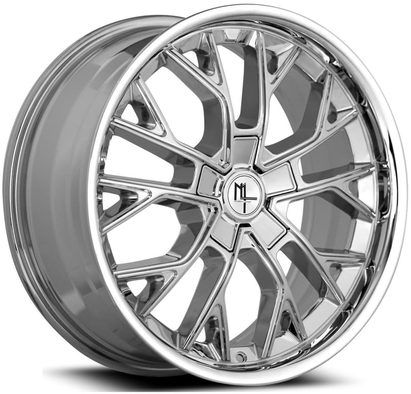 18x8 modern luxury mlf15 chrome (flow formed) 5x112 35mm