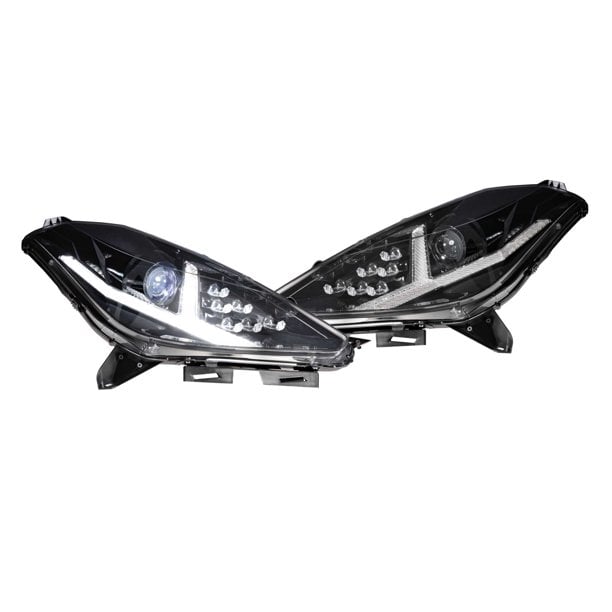morimoto xb led headlights: chevrolet corvette (14-19) (pair) lf463