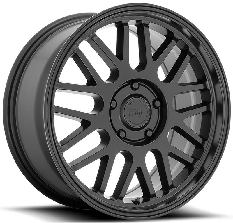 (clearance - no returns) 18x8.5 motegi mr144 m9 satin black 5x4.5/114.3 42mm