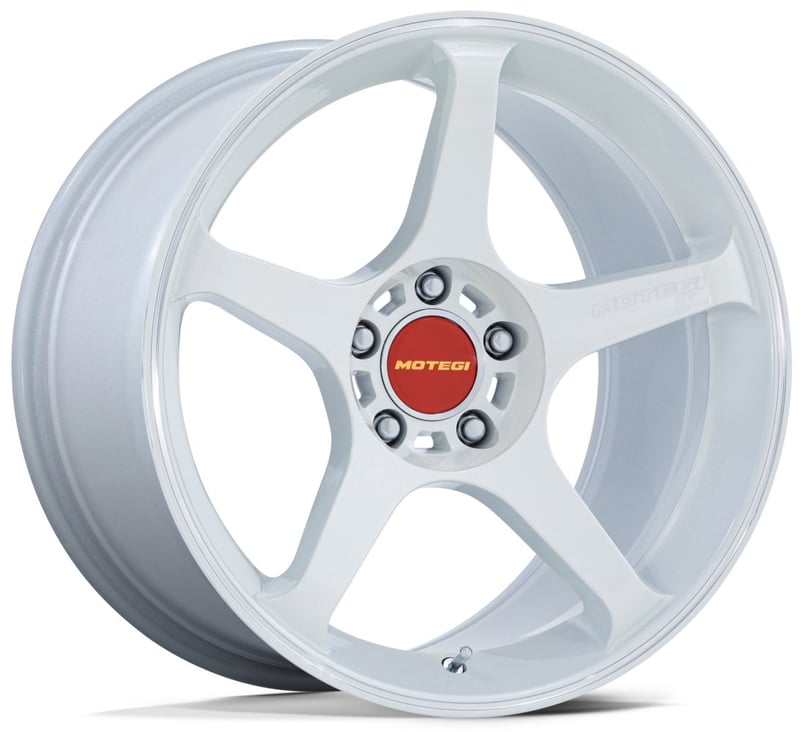 18x9.5 motegi mr159 matsuri white pearl w/ machined lip stripe 5x4.5/114.3 15mm