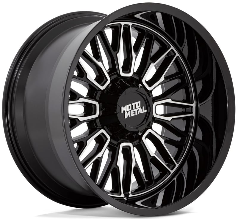 Moto Metal MO809 Gloss Black Machined
