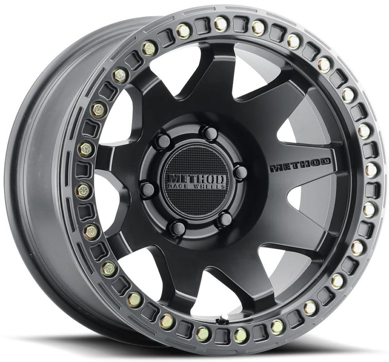 17x9 method race mr108 beadlock matte black 6x5.5/139.7 -44mm