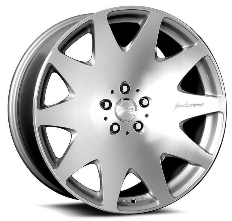 20x9.5 mrr hr3 silver machined face (custom) 5x110 40mm