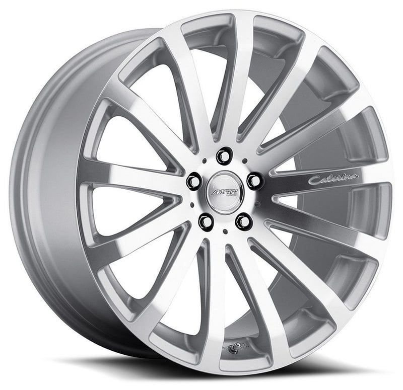 19x8.5 mrr hr9 silver machined face (custom)
