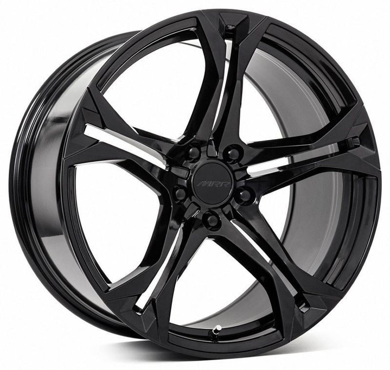 20x11 mrr m017 camaro 1le replica wheels gloss black (flow formed) 5x120 43mm
