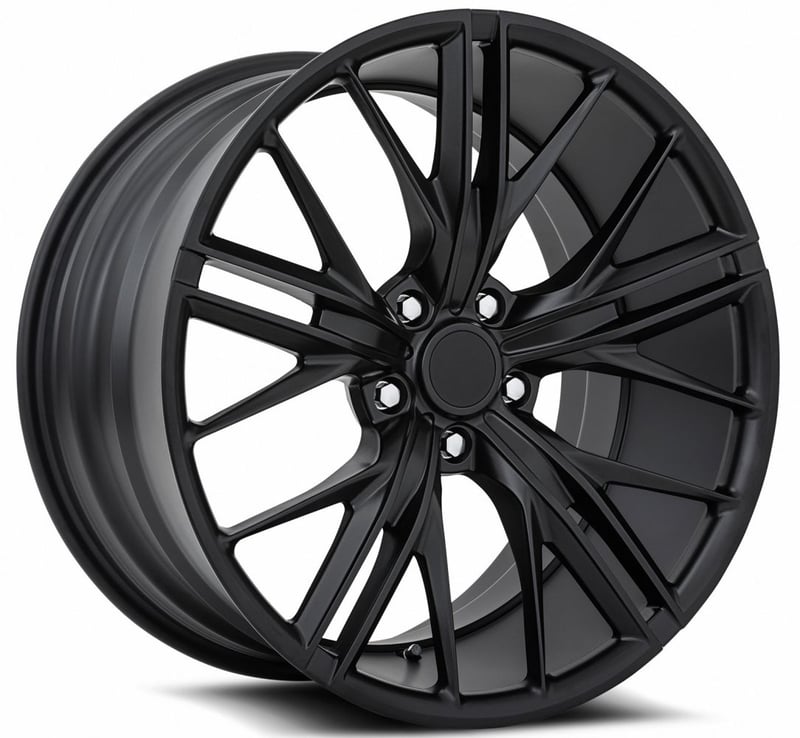20x10 mrr m650 camaro zl1 replica wheel satin black 5x120 23mm