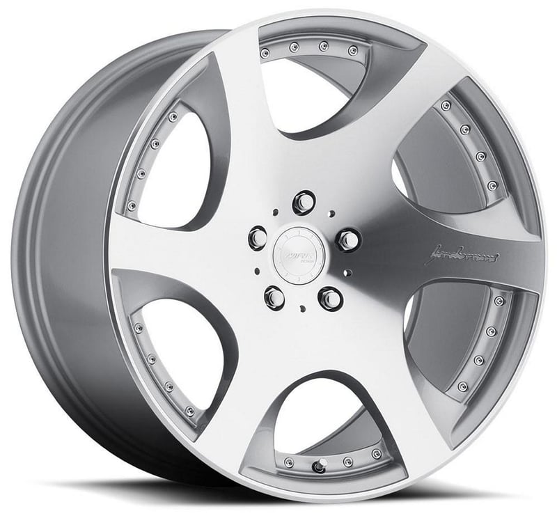 19x8.5 mrr vp3 gloss silver machined (custom)