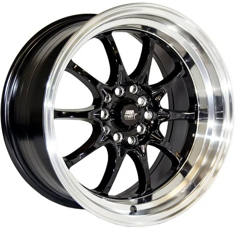 MST MT11 Gloss Black w/ Machined Lip