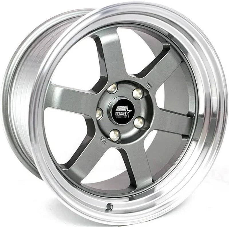 MST Time Attack Gunmetal w/ Machined Lip