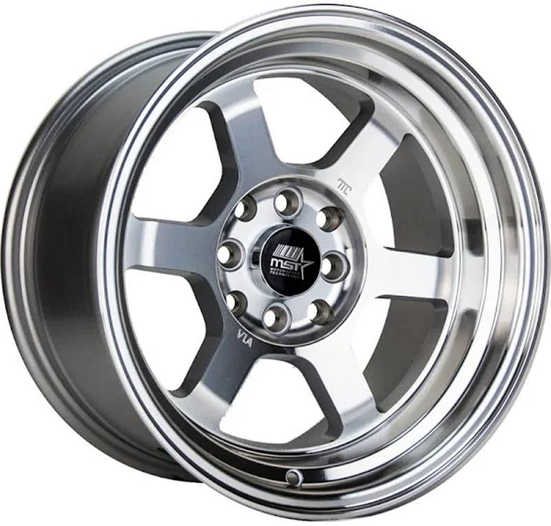 17x8.5 mst time attack machined 6x5.5/139.7 -12mm