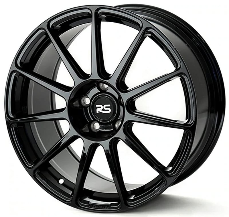 18x9.5 neuspeed rse11r gloss black (flow formed) 5x112 45mm