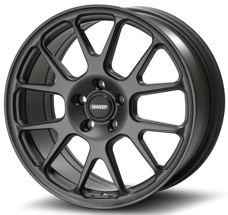 18x9 neuspeed isweep cp12 flat racing graphite (flow formed) 5x112 45mm