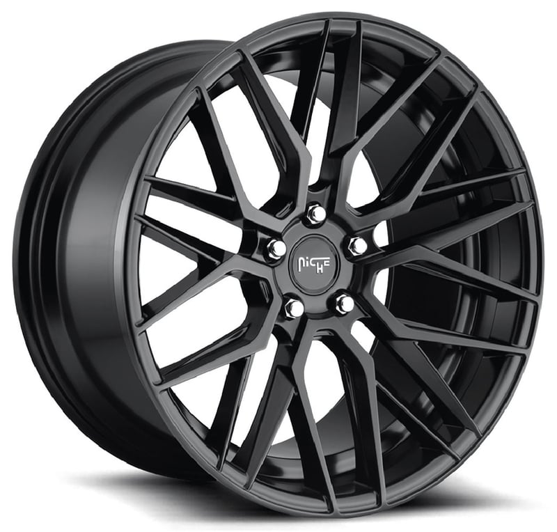 19x8.5 niche gamma matte black m190 5x120 35mm