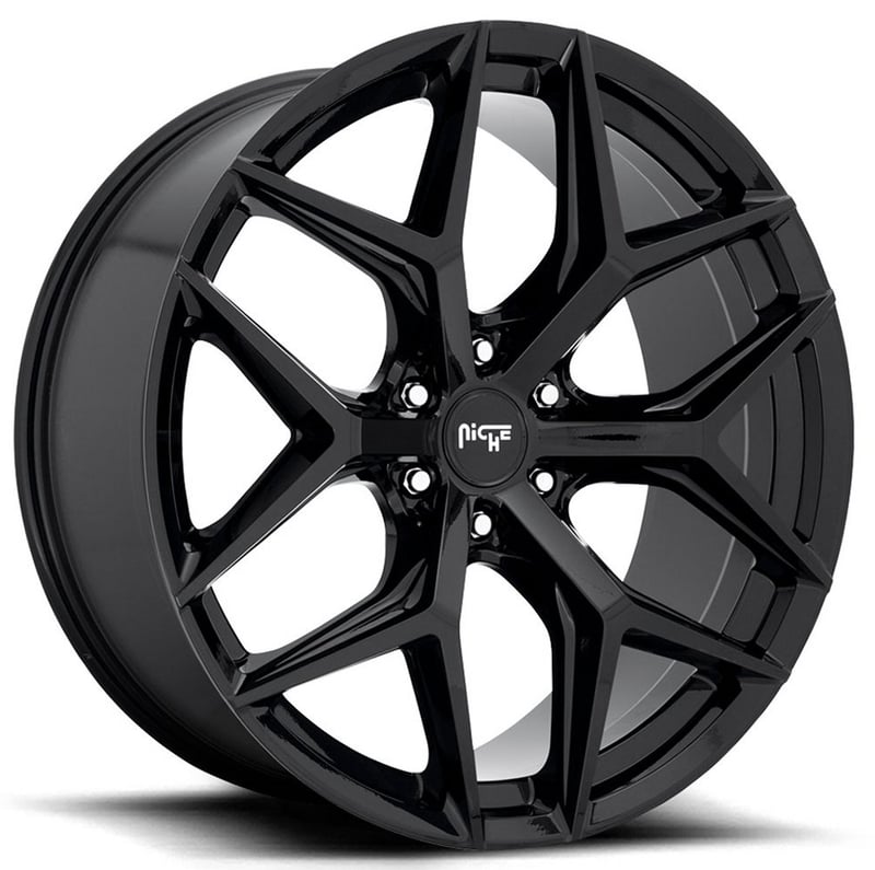 24x10 niche vice gloss black (suv) m231 6x5.5/139.7 30mm