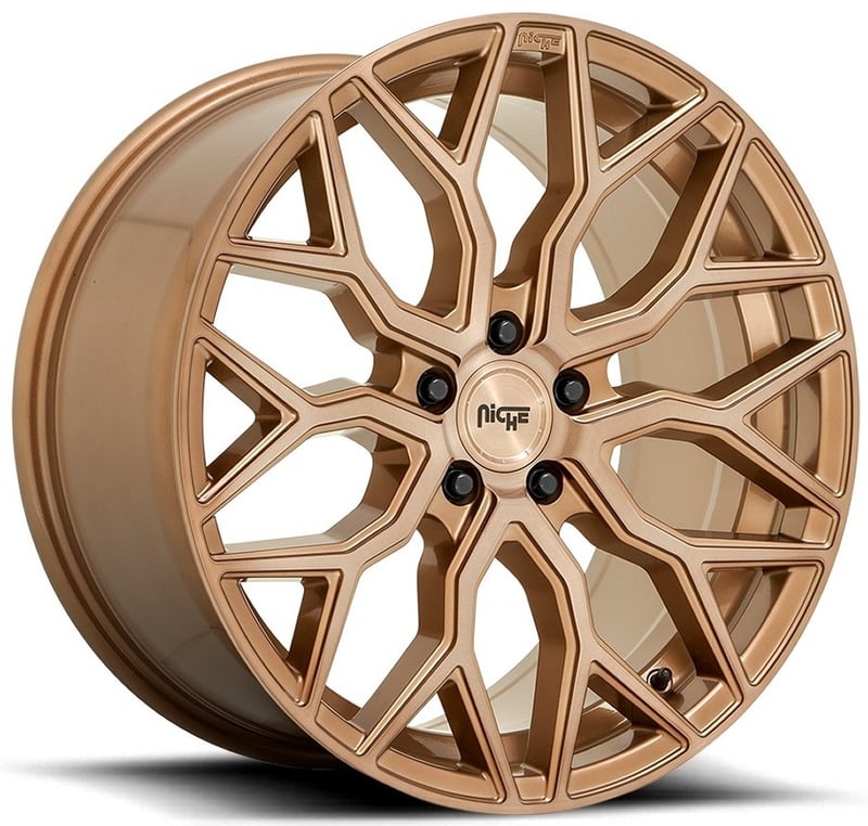 19x9.5 niche mazzanti bronze brushed m263 5x4.5/114.3 35mm