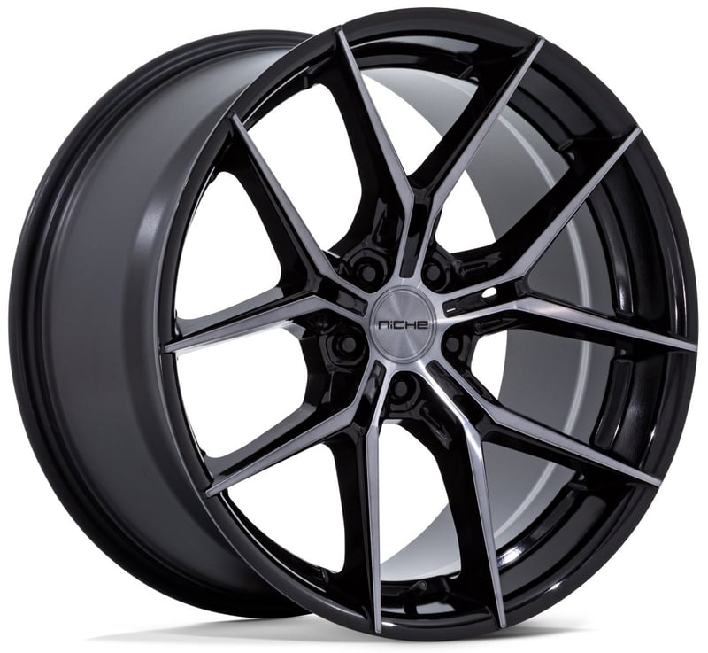 20x10.5 niche prodigy 5 gloss black dark tint nc279 5x4.5/114.3 40mm